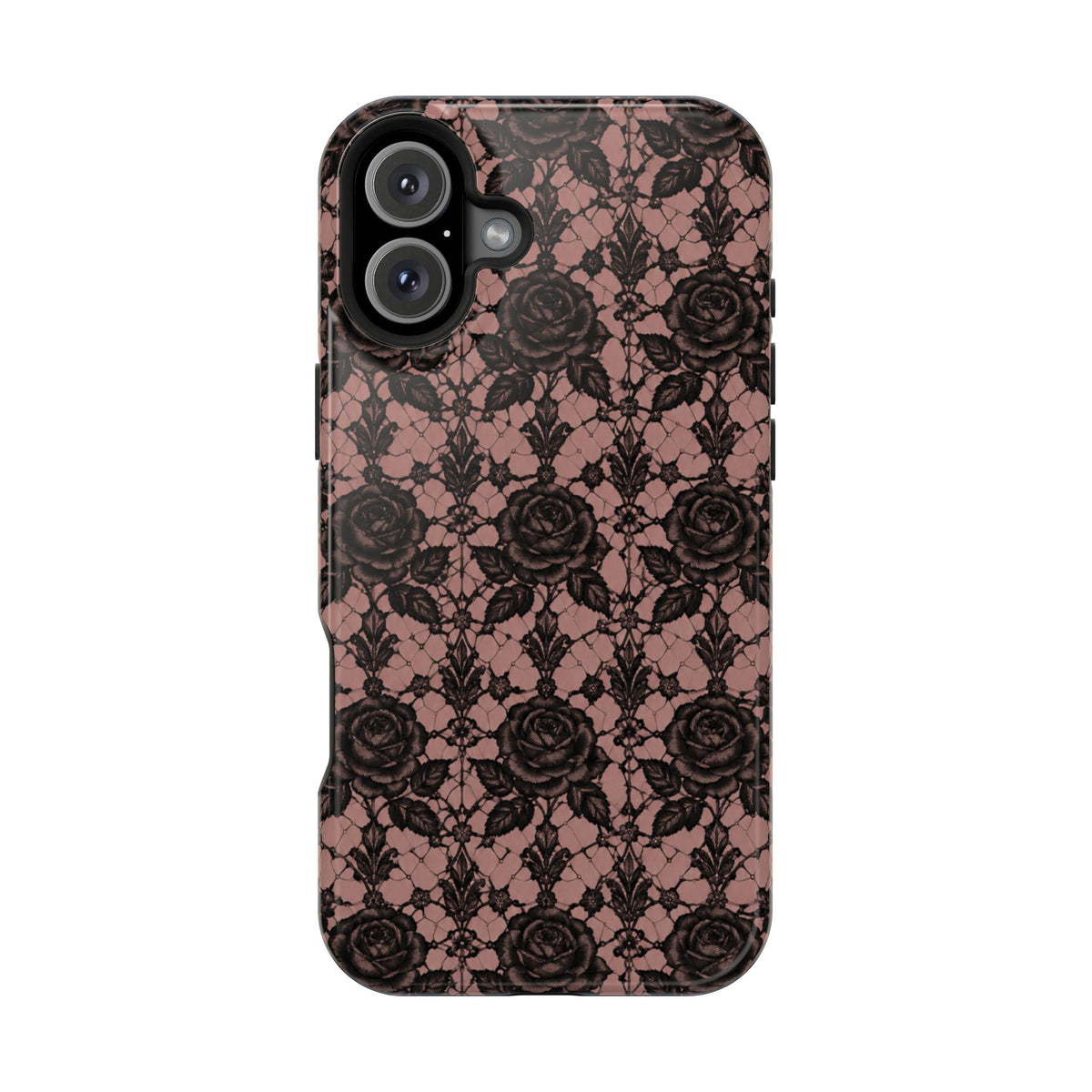 Vintage Black Rose Phone Case, alternate view