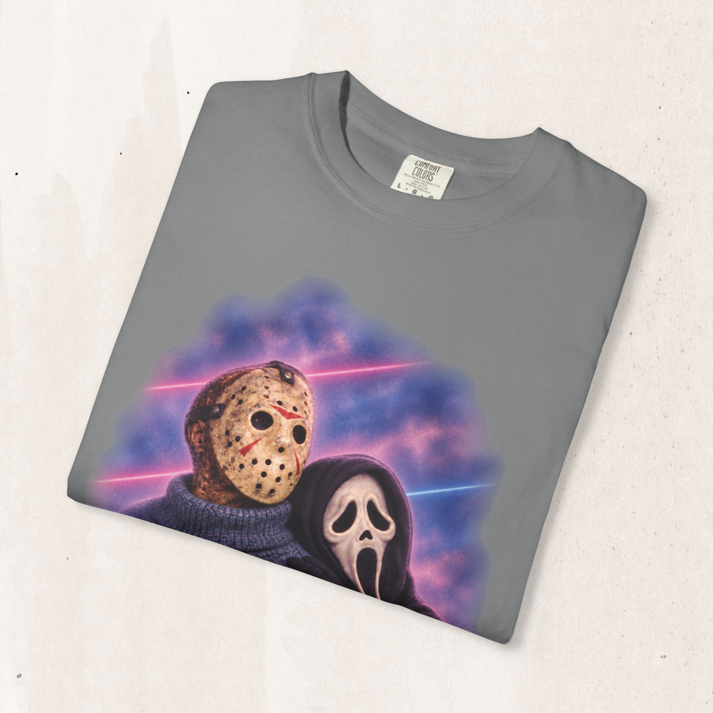 Jason Vorhees & Ghostface 80's Portrait Tee