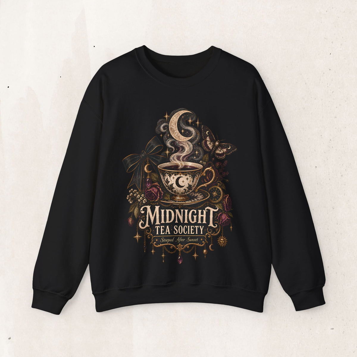 Midnight Tea Society Crewneck Sweatshirt