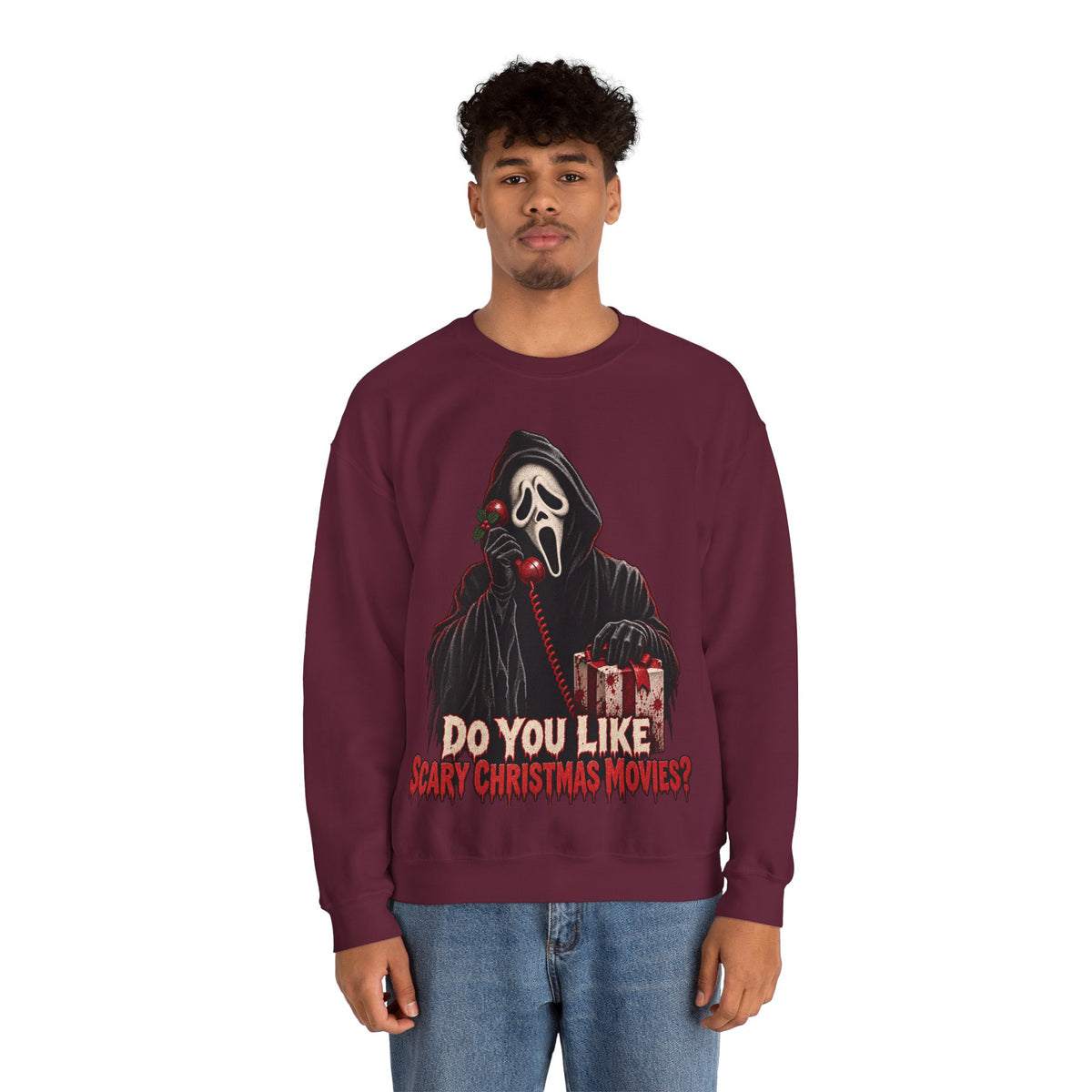 Ghostface "Do You Like Scary Movies?" Crewneck Sweatshirt