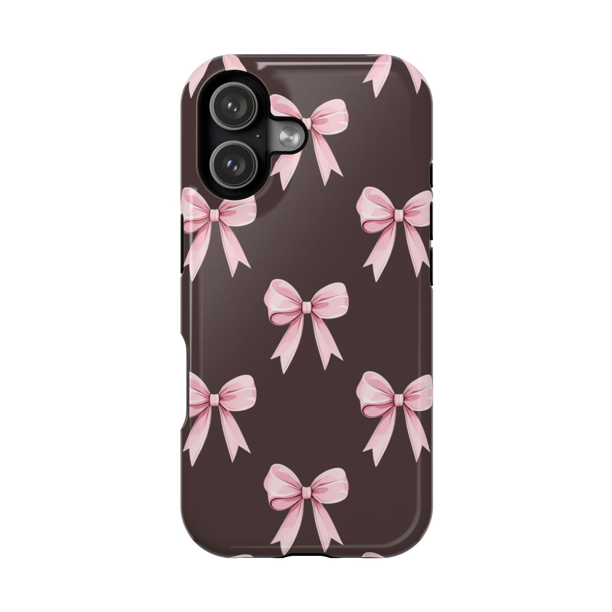 Pink Ribbon Bow Magnetic Phone Case, alternate view