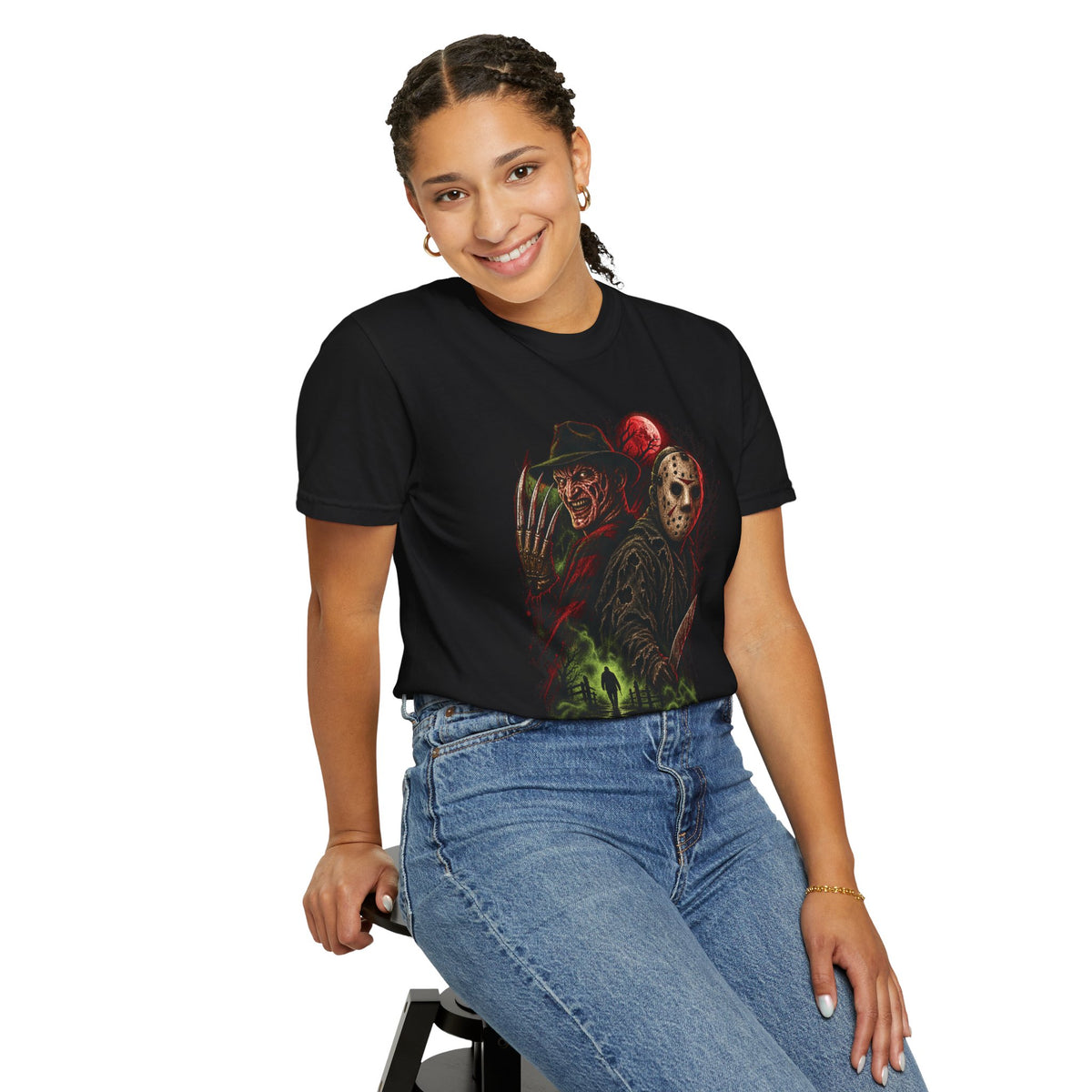 Freddy Vs. Jason Graphic Horror Tee