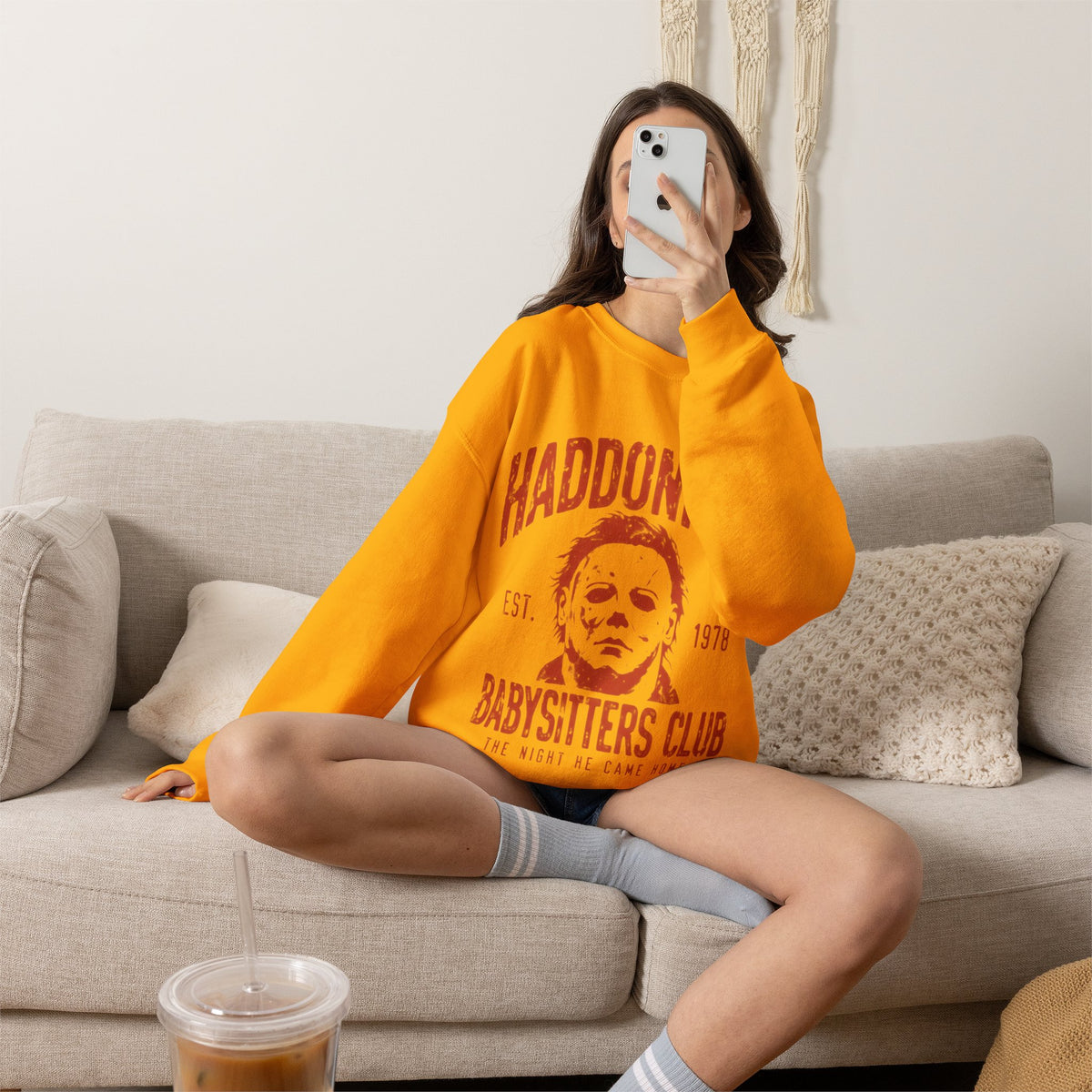 Haddonfield Babysitters Club CrewneckSweatshirt