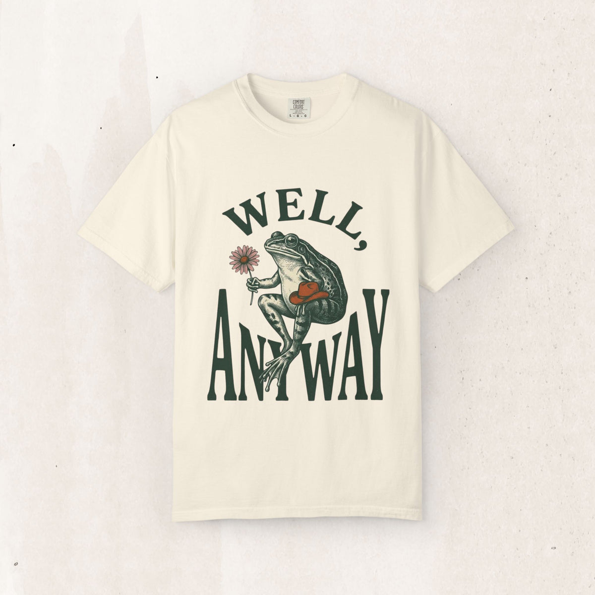 Frog Graphic "Well, Anyway" Tee