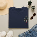 Broken Heart Lock Graphic Tee – Minimal Padlock Shirt – Navy