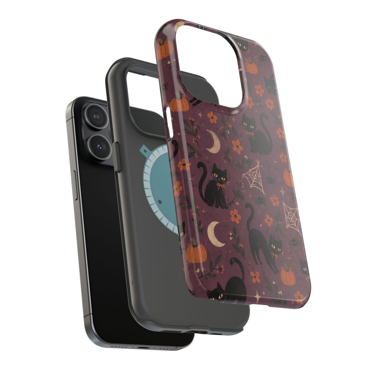 Halloween Black Cat MagSafe Phone Case, alternate view