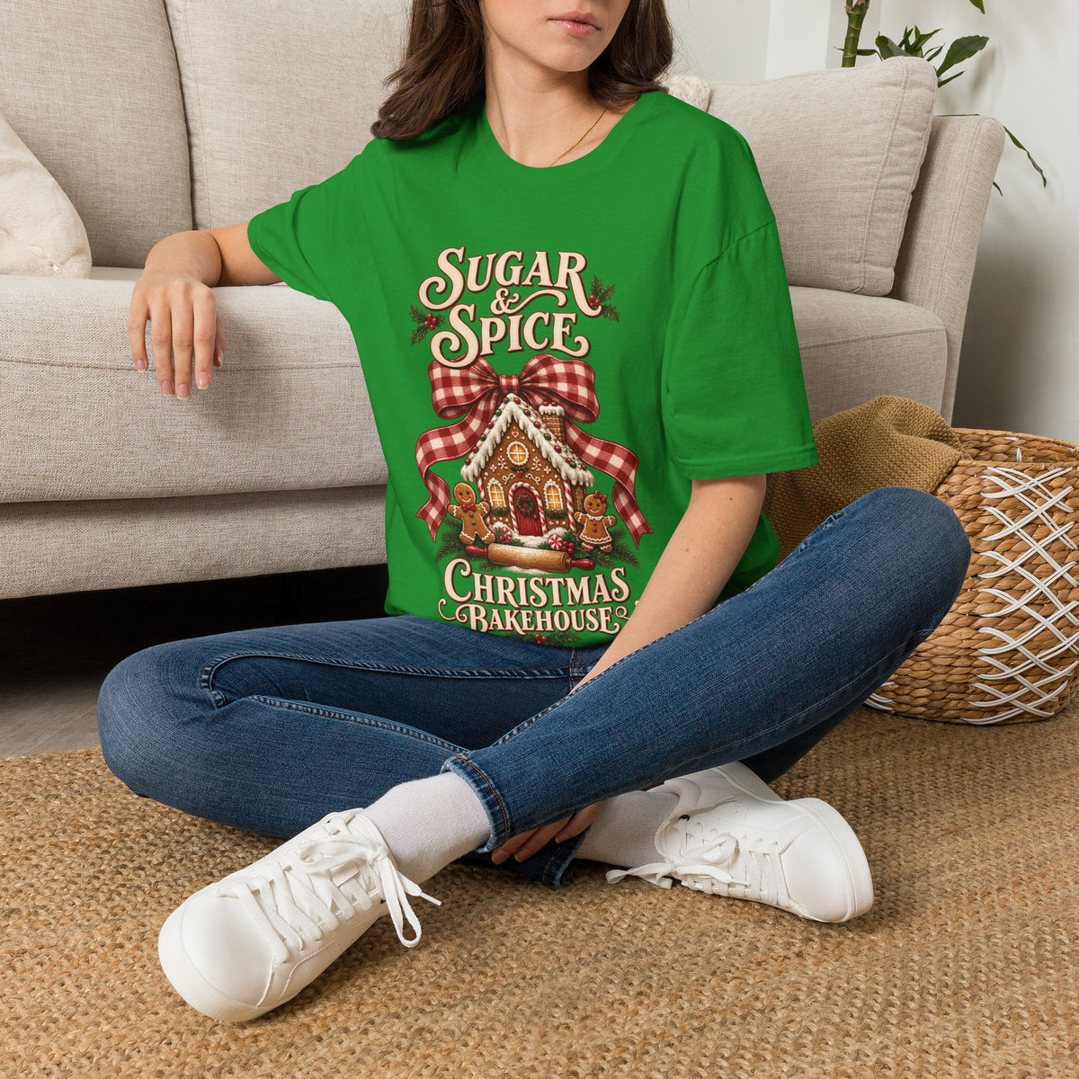 Sugar & Spice Gingerbread Christmas Tee
