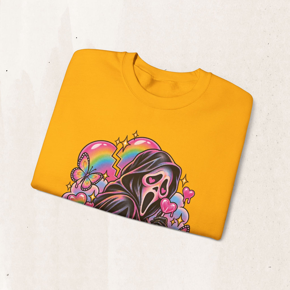 Ghostface Rainbow Crewneck Sweatshirt