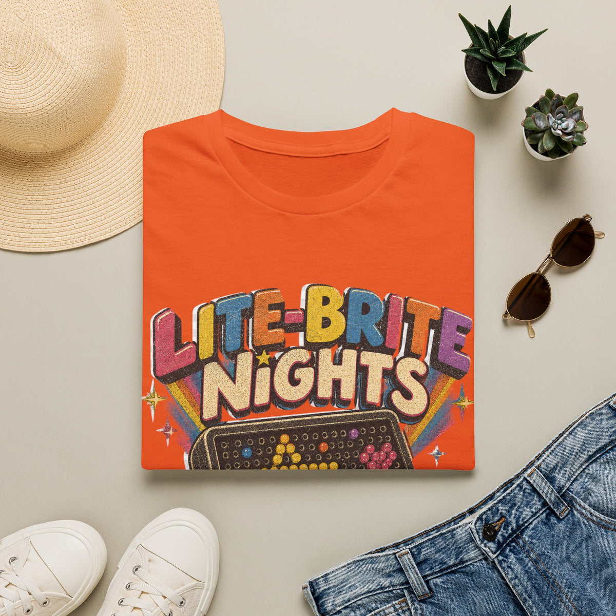 Lite-Brite Graphic Tee