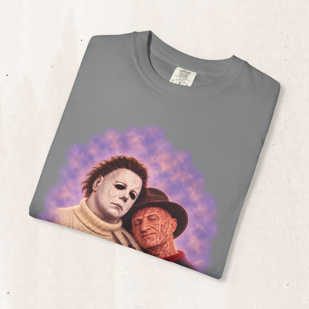 Michael Myers & Freddy Kreuger 80's Portrait Tee