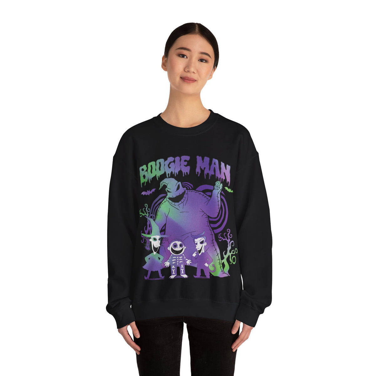 Boogie Man Halloween Crewneck Sweatshirt – photo 5
