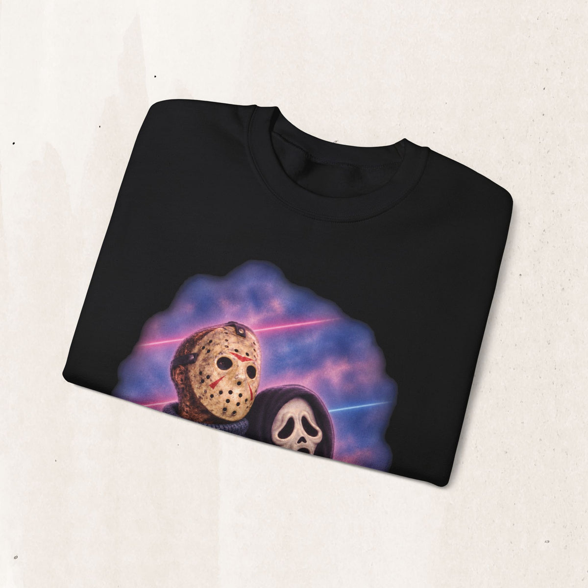 Jason & Ghostface 80's Glamour Shot Sweatshirt