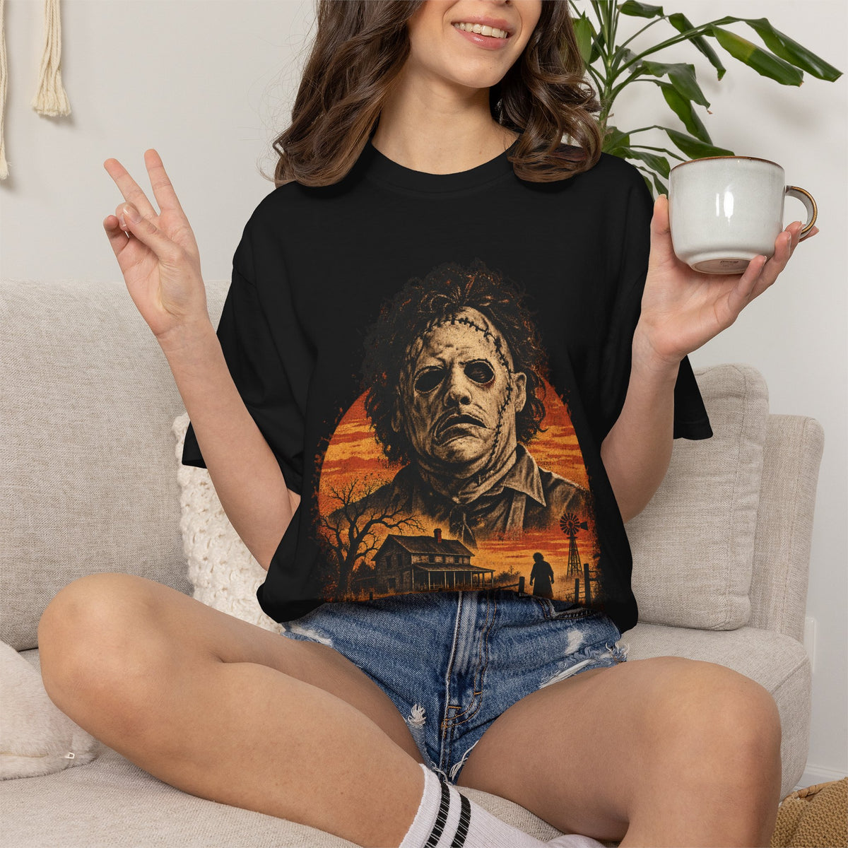 Texas Chainsaw Massacre Leatherface Horror Tee