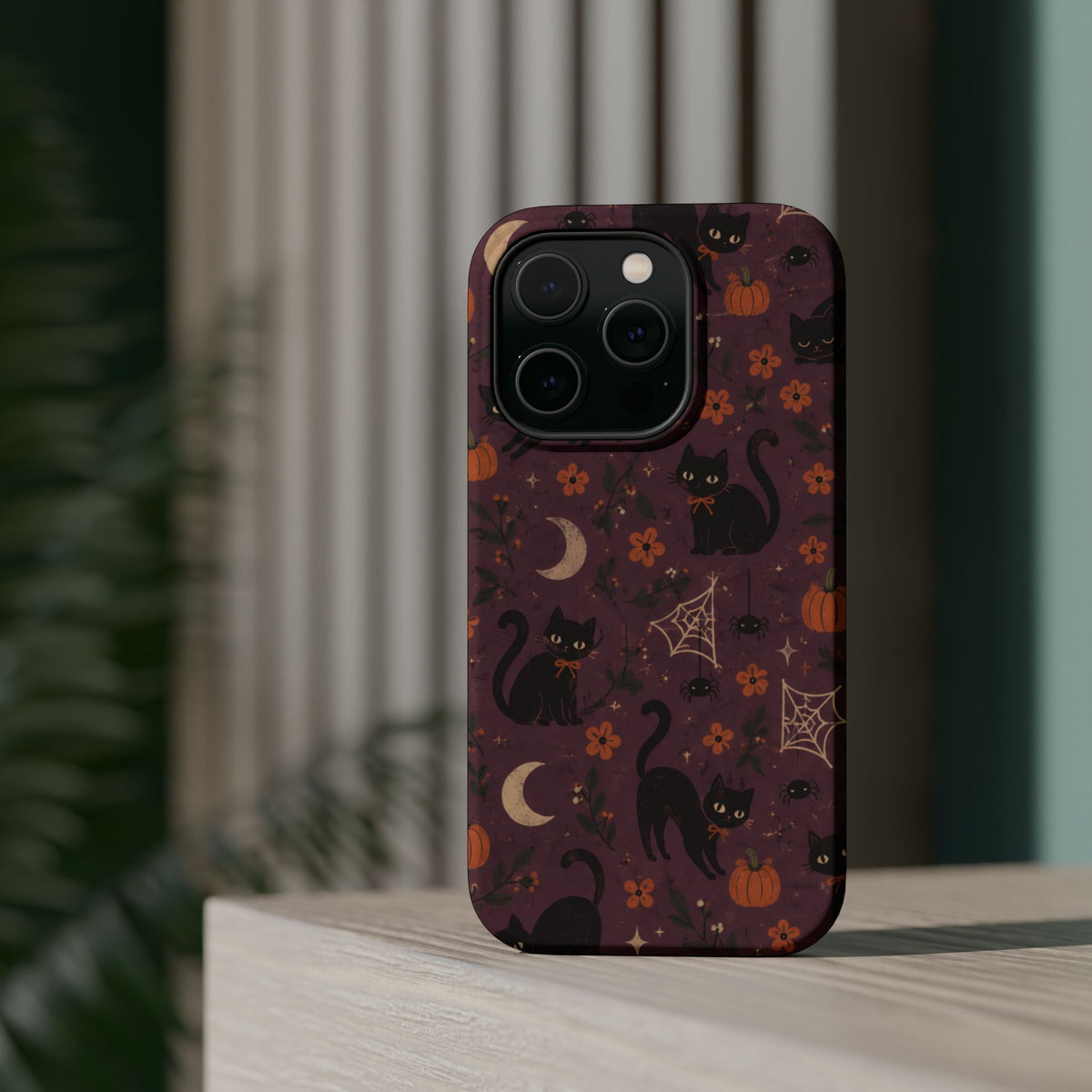 Halloween Black Cat MagSafe Phone Case, alternate view