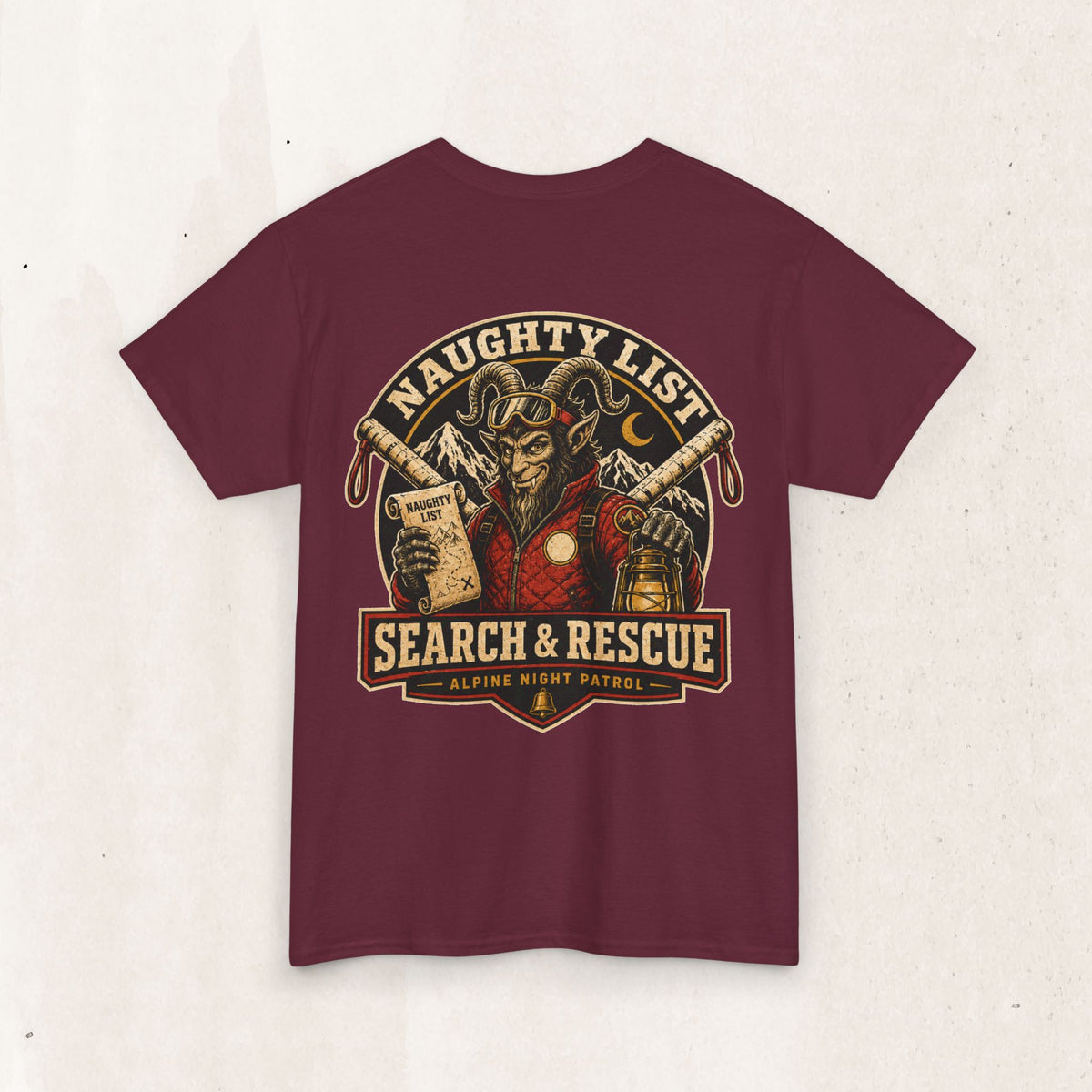 Naughty List Search & Rescue Graphic Tee