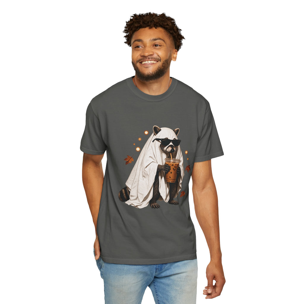 Halloween Raccoon Ghost Costume Tee