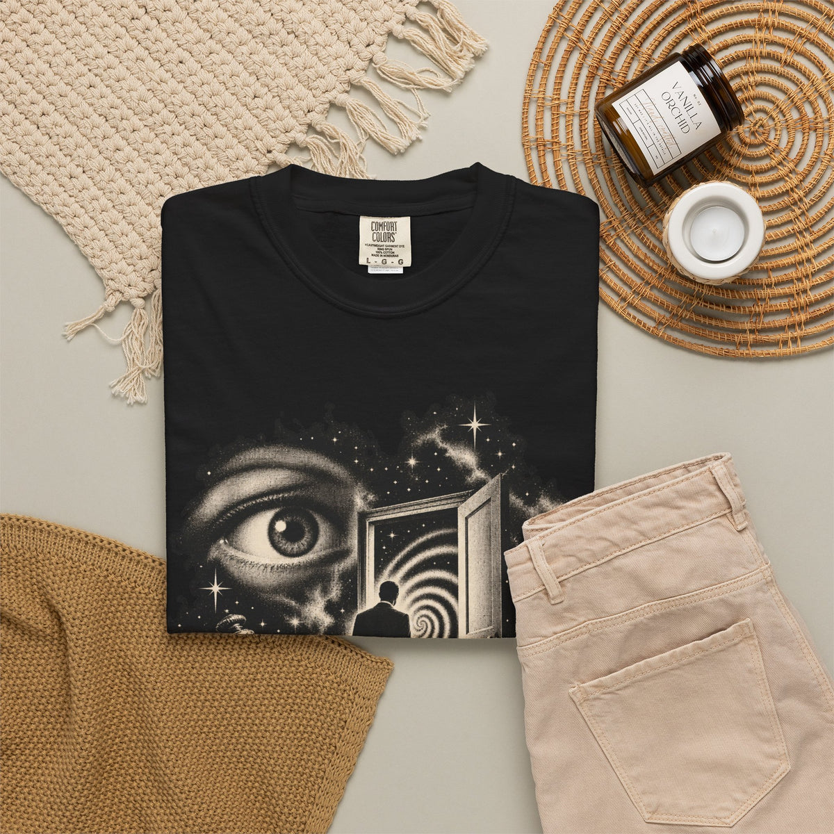 The Twilight Zone Graphic Tee in Pepper, alternate view