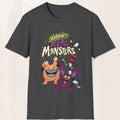 Aaahh! Real Monsters Graphic Tee – Retro 90s Cartoon Shirt – Dark Heather