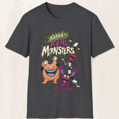 Aaahh! Real Monsters Graphic Tee Printify