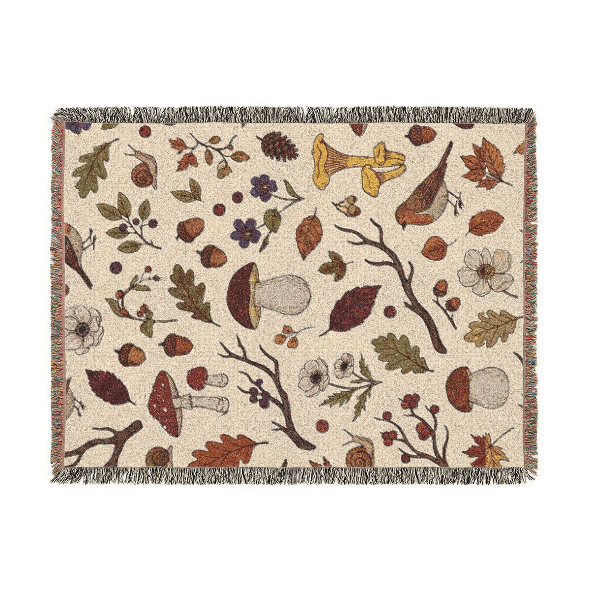 Autumn Forage Woven Blanket
