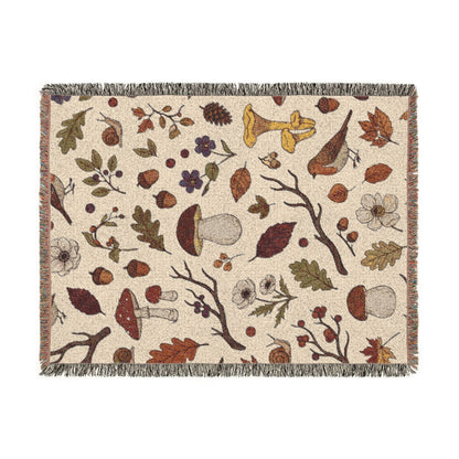 Autumn Forage Woven Blanket