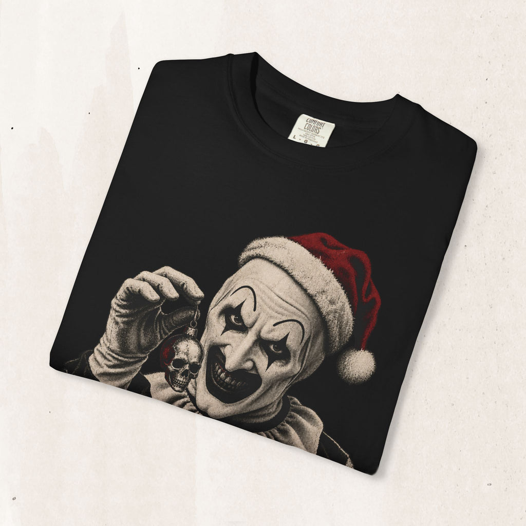 Terrifier Art The Clown Christmas Tee
