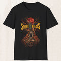 Stone Pilots Vintage Rock Tee – Distressed Retro Band Shirt – Black