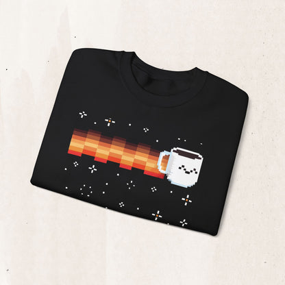 Pixel Coffee Meteor Crewneck Sweatshirt