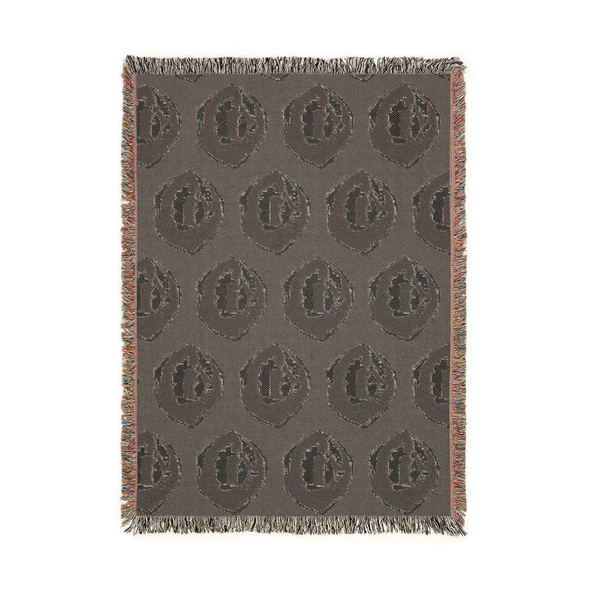 Vampire Fangs Woven Blanket Printify