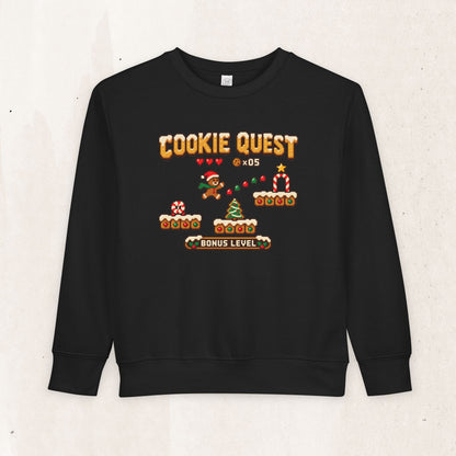 Christmas Cookie Quest Toddler Sweatshirt