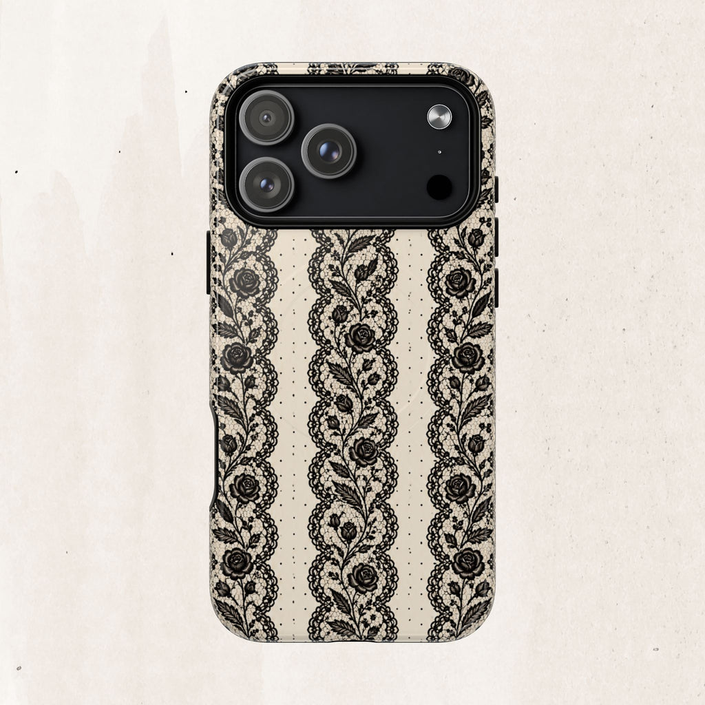 Lace Stripes Magnetic Phone Case