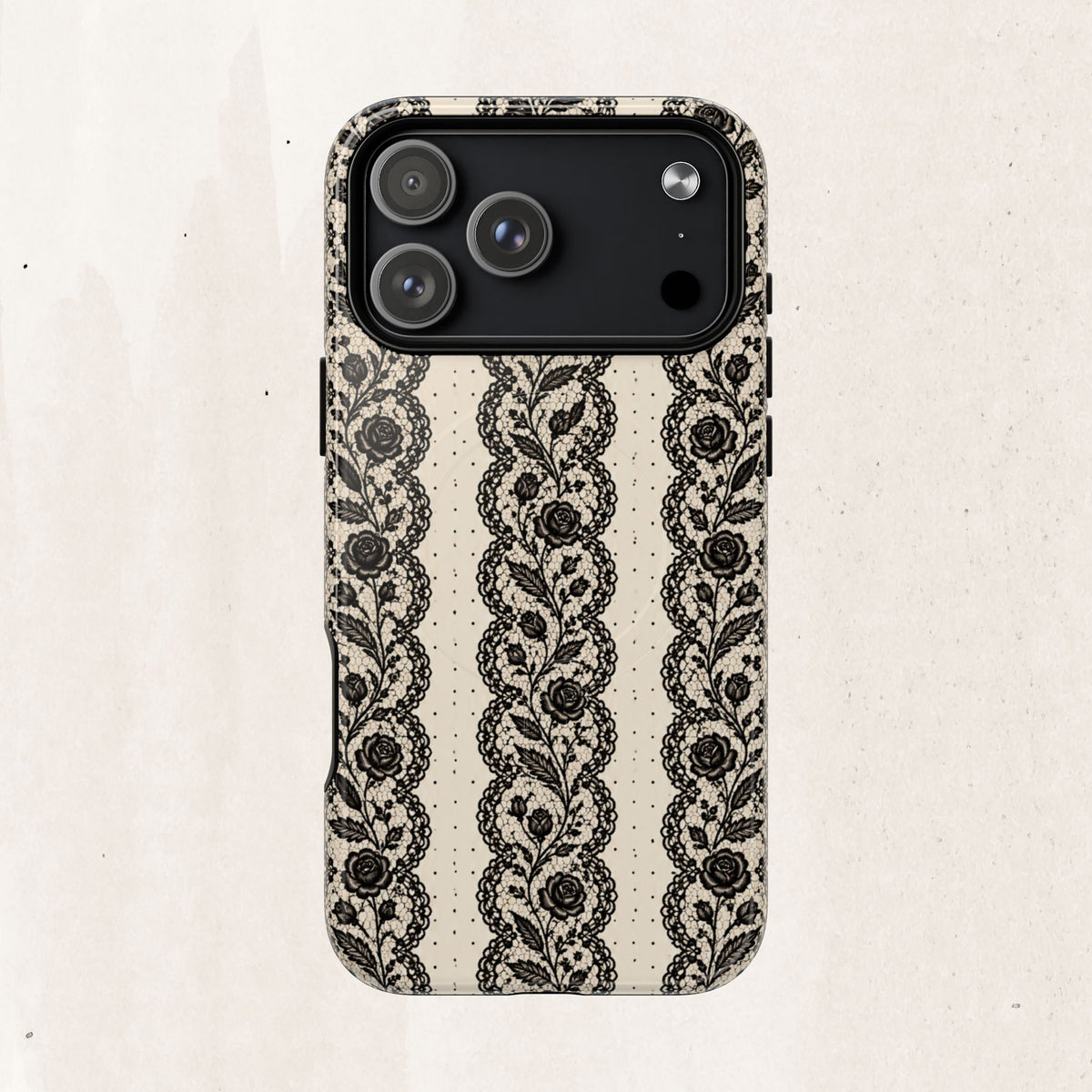 Lace Stripes Magnetic Phone Case