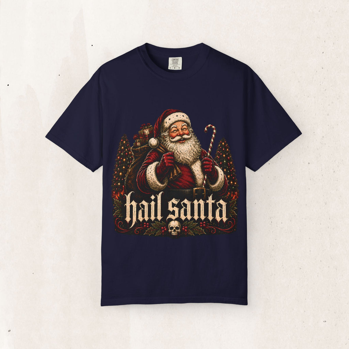 Hail Santa Vintage Graphic Tee