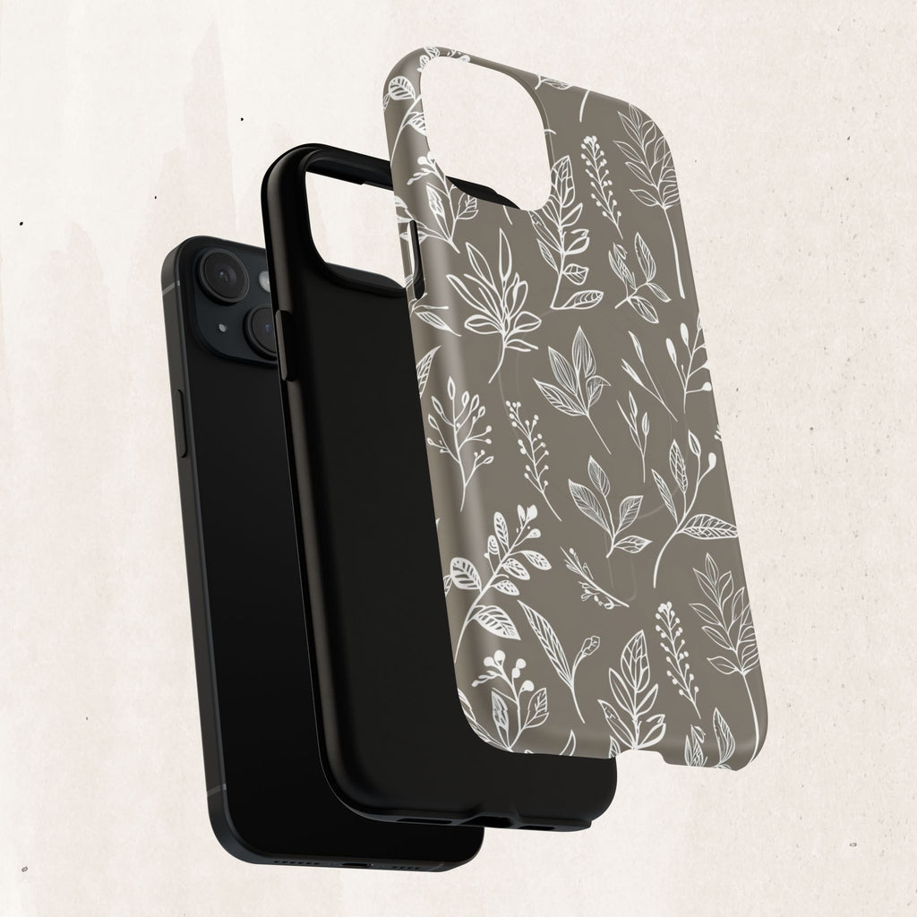 Botanical Leaf Tough Magnetic Phone Case
