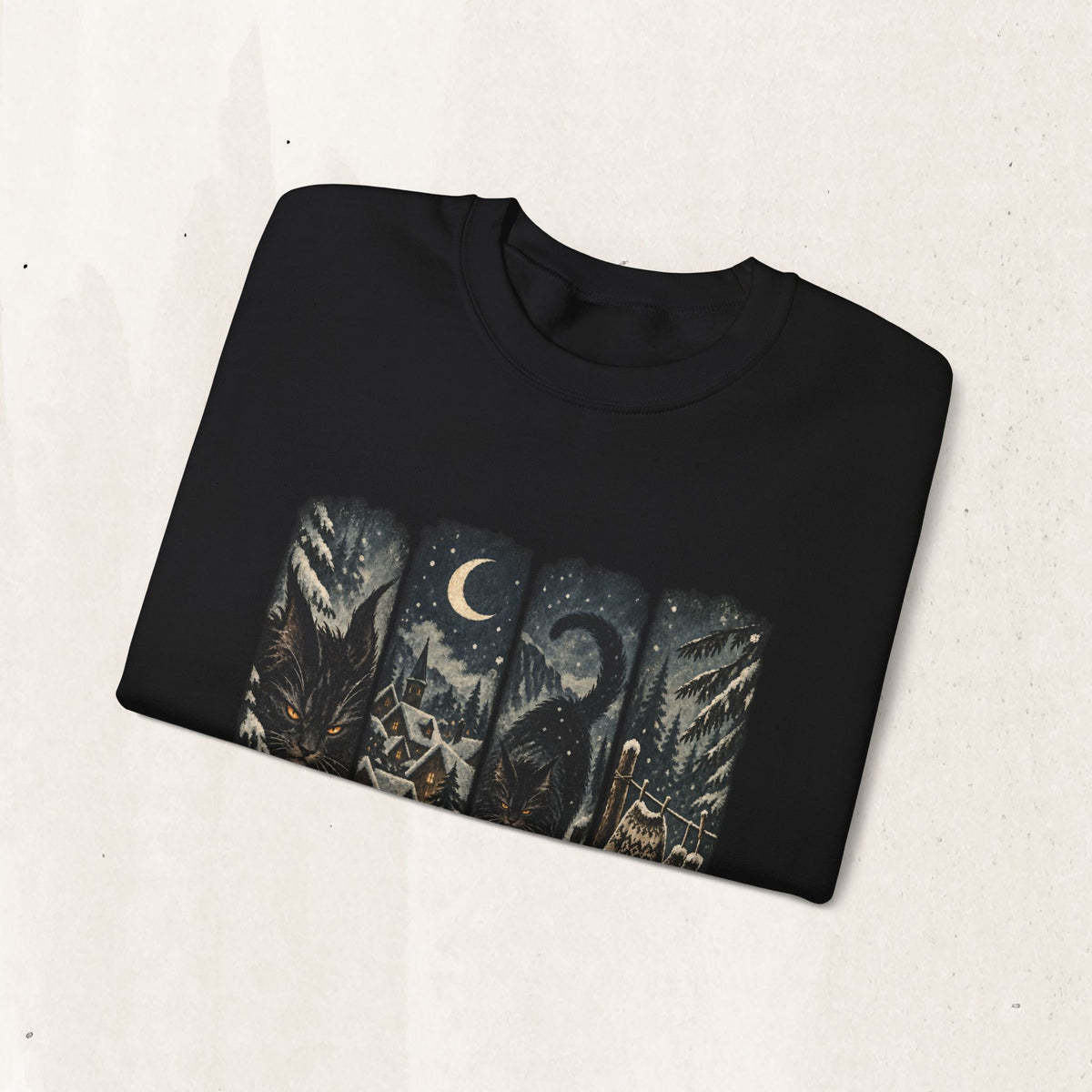 Yule Cat Christmas sweatshirt