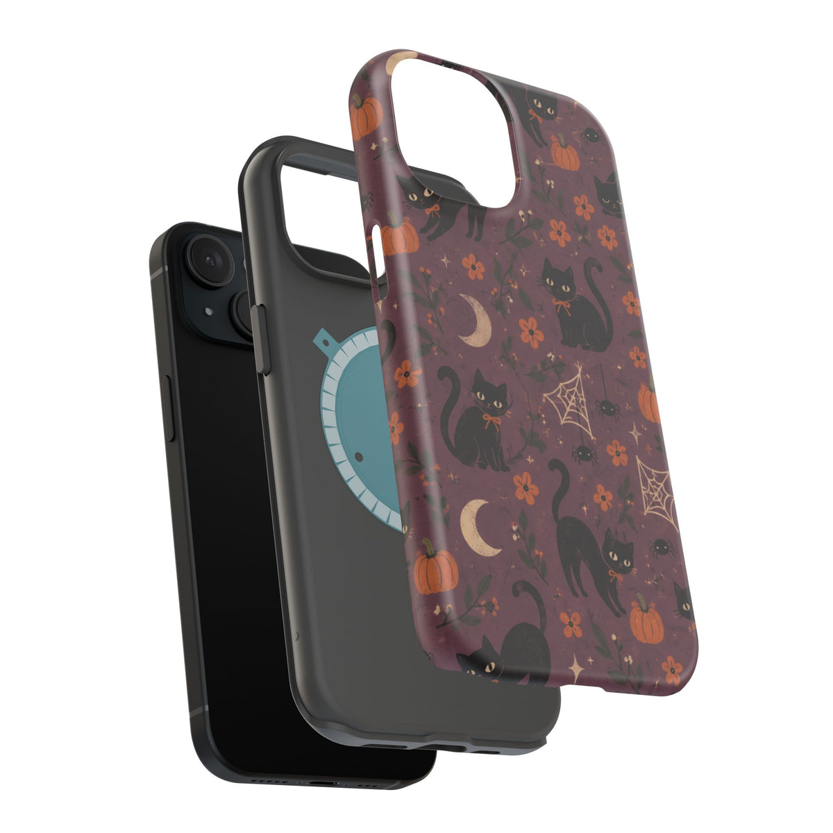 Halloween Black Cat MagSafe Phone Case, alternate view