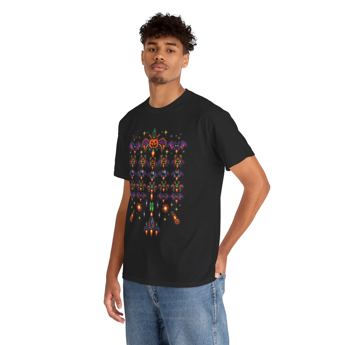 Halloween Galaga Graphic Tee