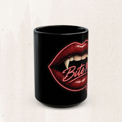 Bite Me Vampire Lips Mug