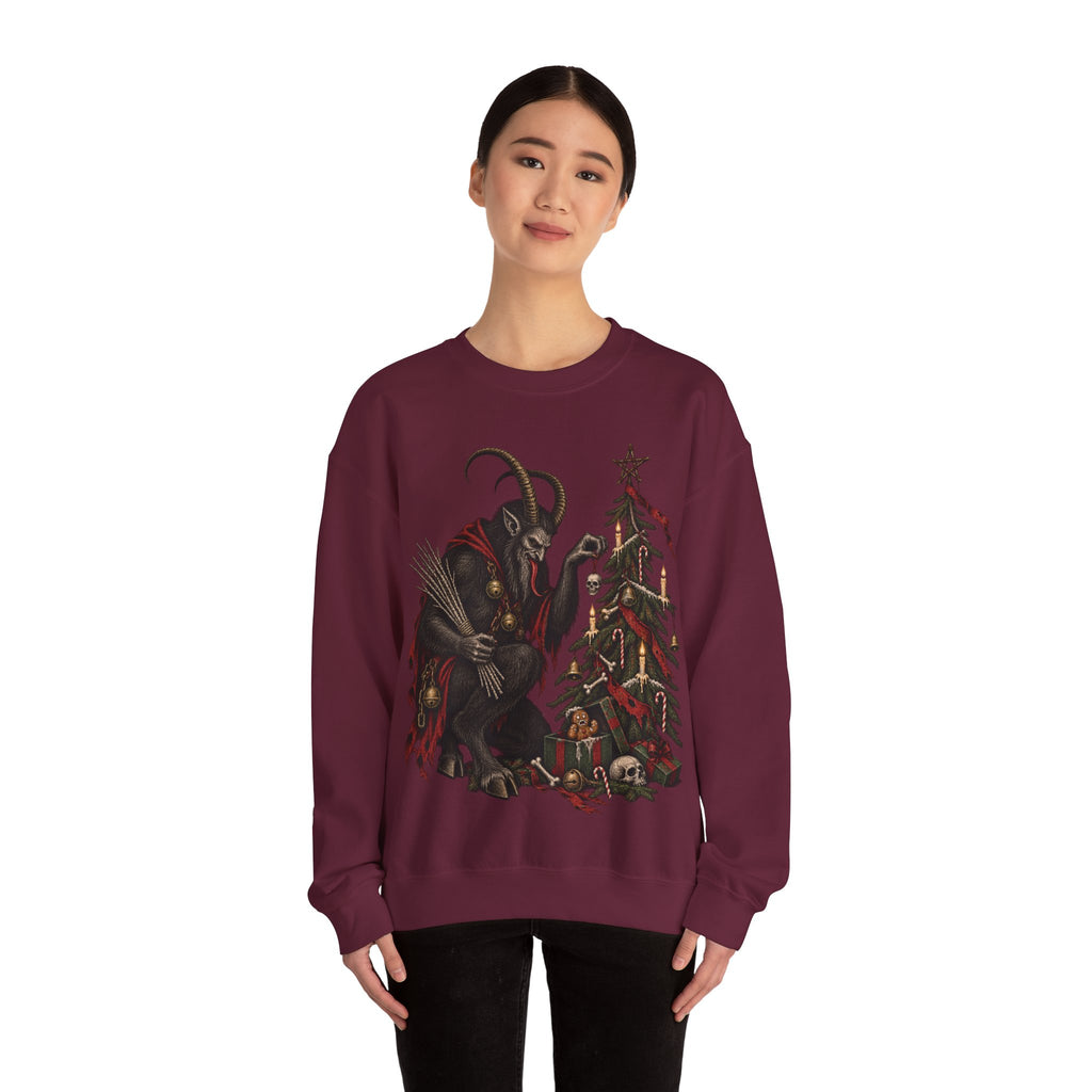 Krampus Christmas Crewneck Sweatshirt