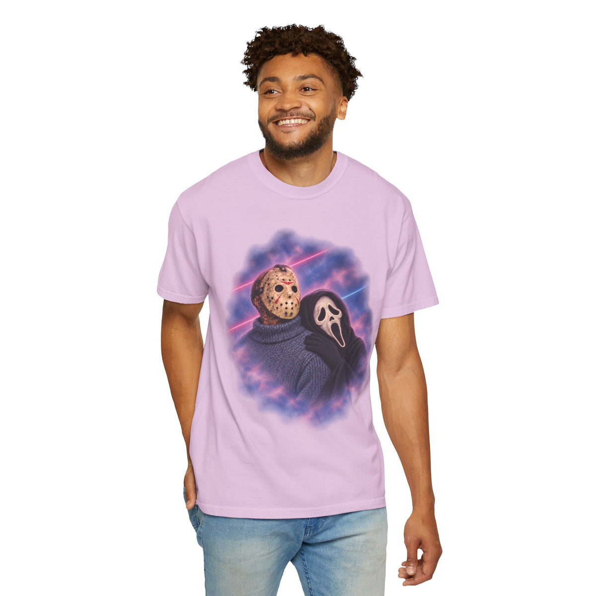 Jason Vorhees & Ghostface 80's Portrait Tee