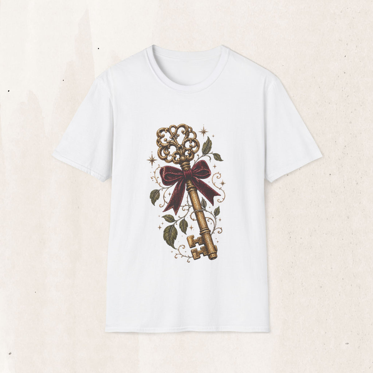 Vintage Ornate Skeleton Key Tee