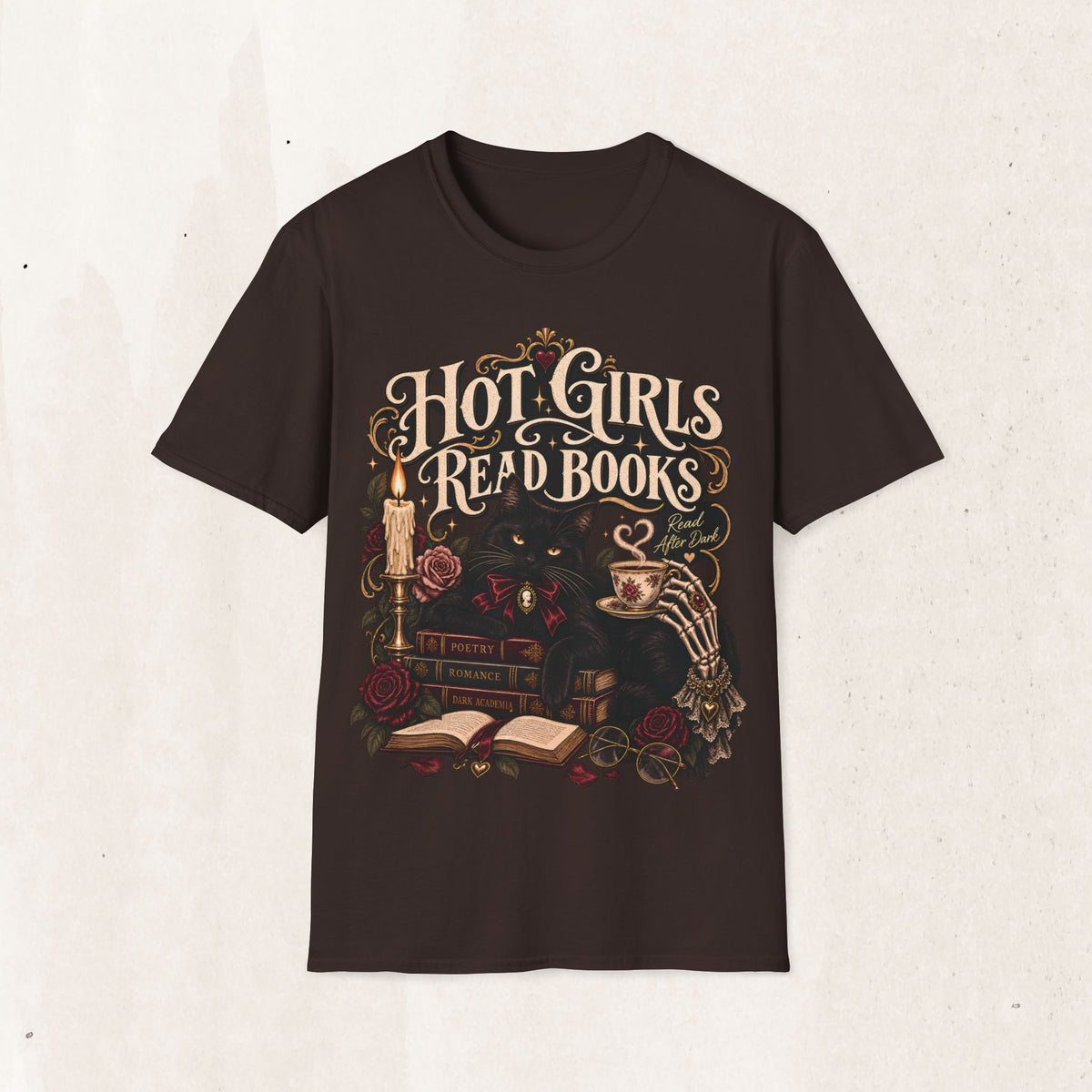 Hot Girls Read Books Graphic Tee