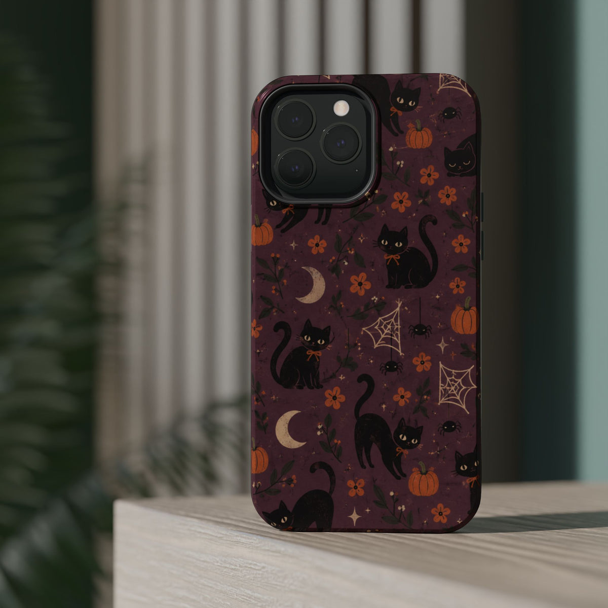 Halloween Black Cat MagSafe Phone Case, alternate view