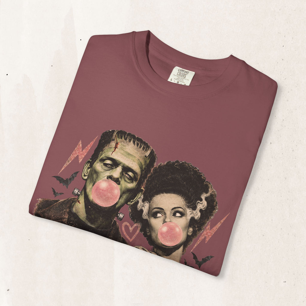 Frankenstein & Bride Bubblegum Vintage Tee