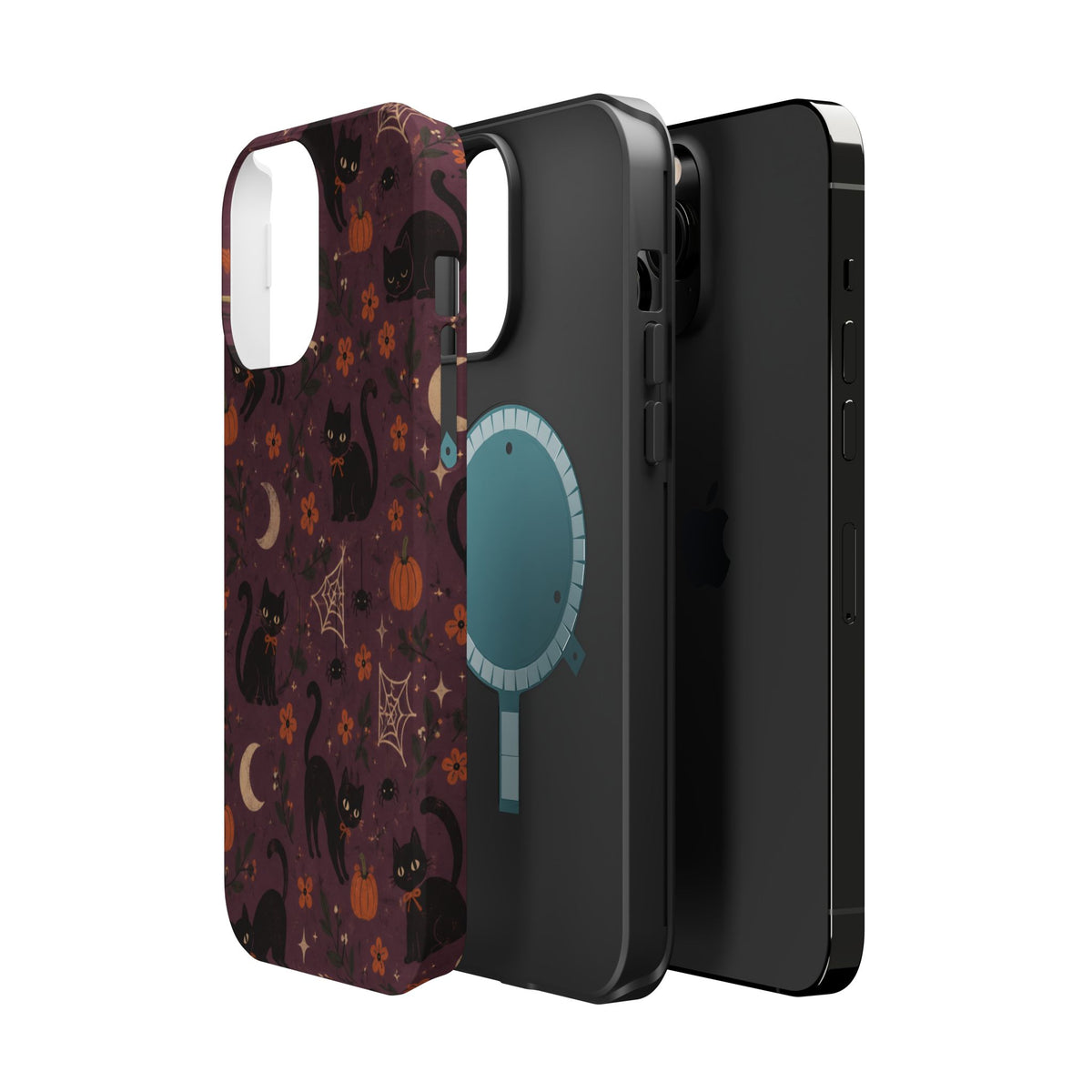 Halloween Black Cat MagSafe Phone Case, alternate view