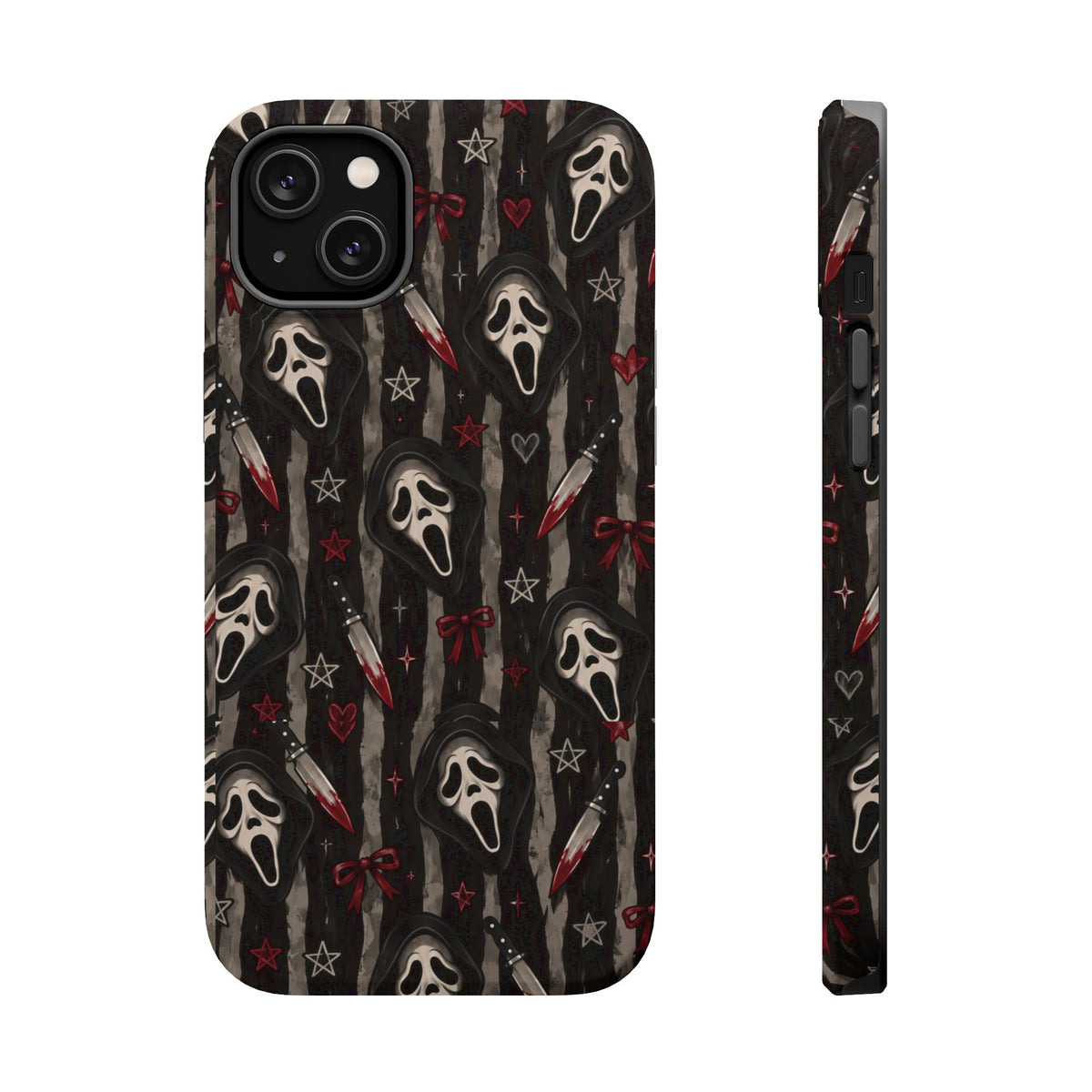 Ghostface Pattern iPhone Case, alternate view