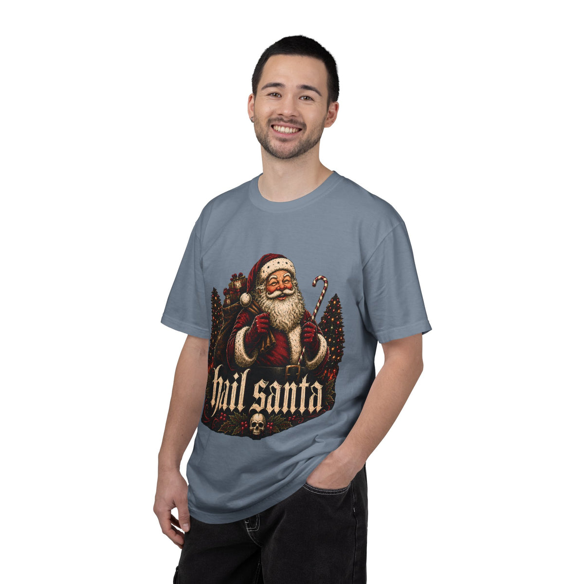 Hail Santa Vintage Graphic Tee
