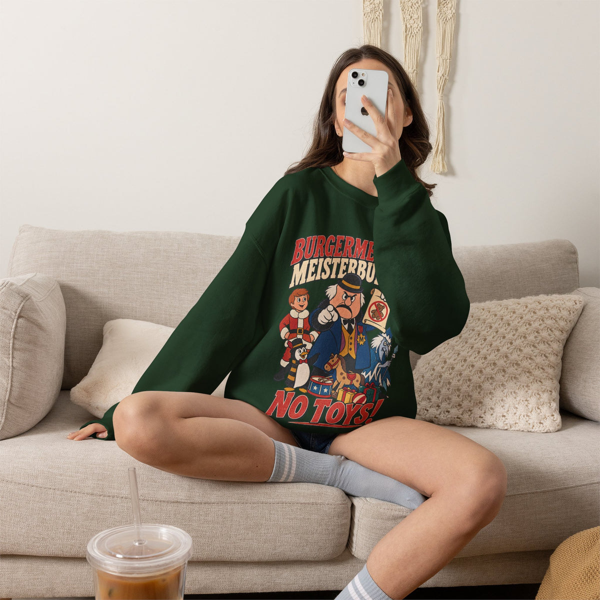 Meisterburger 'No Toys!' Crewneck Sweatshirt