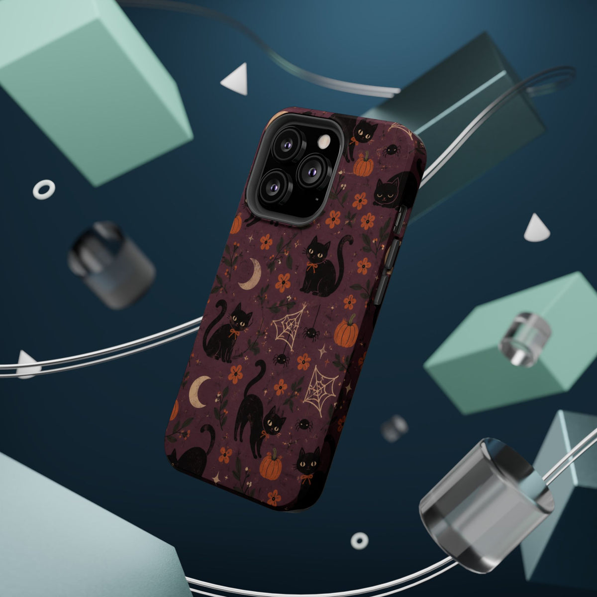 Halloween Black Cat MagSafe Phone Case, alternate view