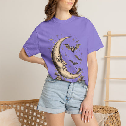 Crescent Moon & Bats Tee